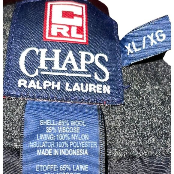 Chaps Ralph Lauren Grey Wool Blend Men's Jacket Size XL Winter - Picture 6 of 6
